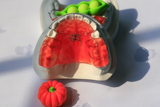 Apparecchio dentario ortodontico di odontoiatria su ordinazione di manutenzione