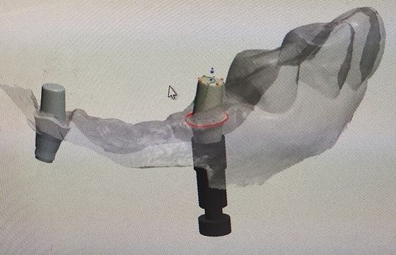 Impressione di cad Digital degli archivi orali di esame STL