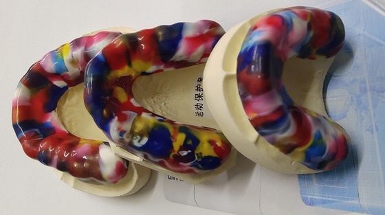 Mouthguards termoplastici acrilici per i pugili