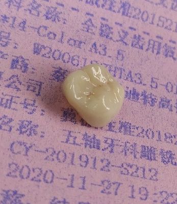 Il biossido di zirconio blocca la stampa dentaria 3D da fresatura di camma di cad